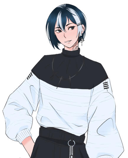 colored &amp; shaded